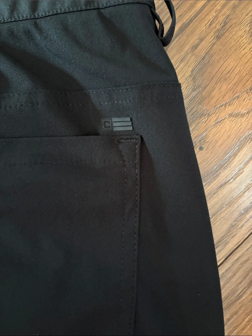 Chaps Black Tailored Dress Pants